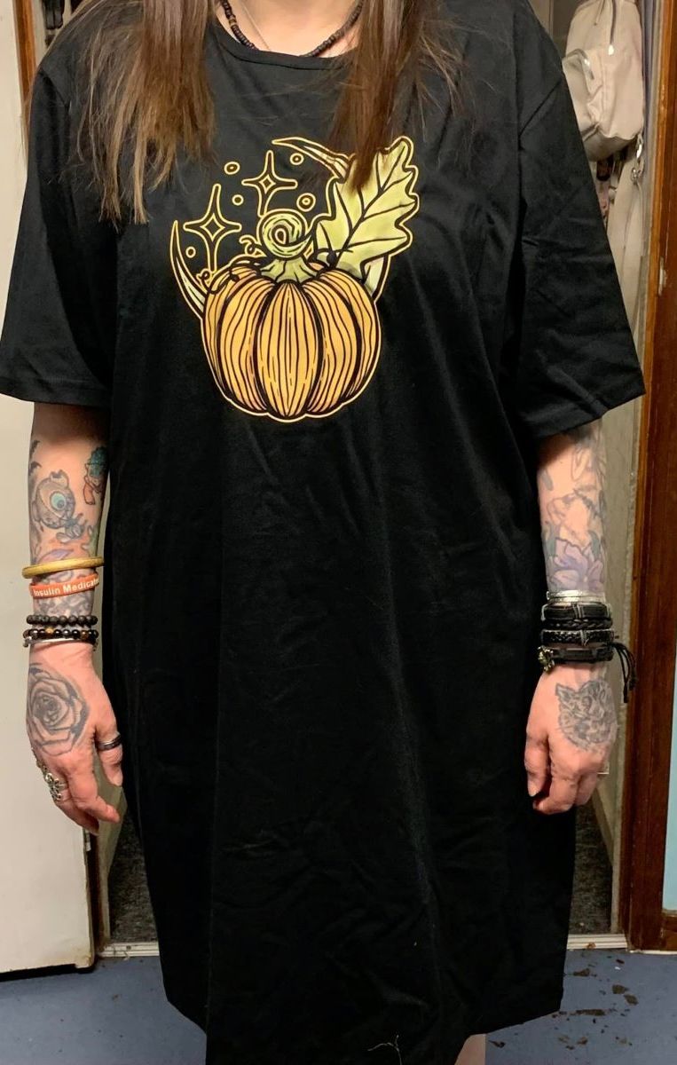 Spooky Pumpkin Cotton Nightdress