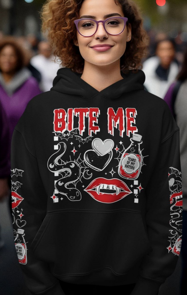 Bite Me Drummer Hoodie