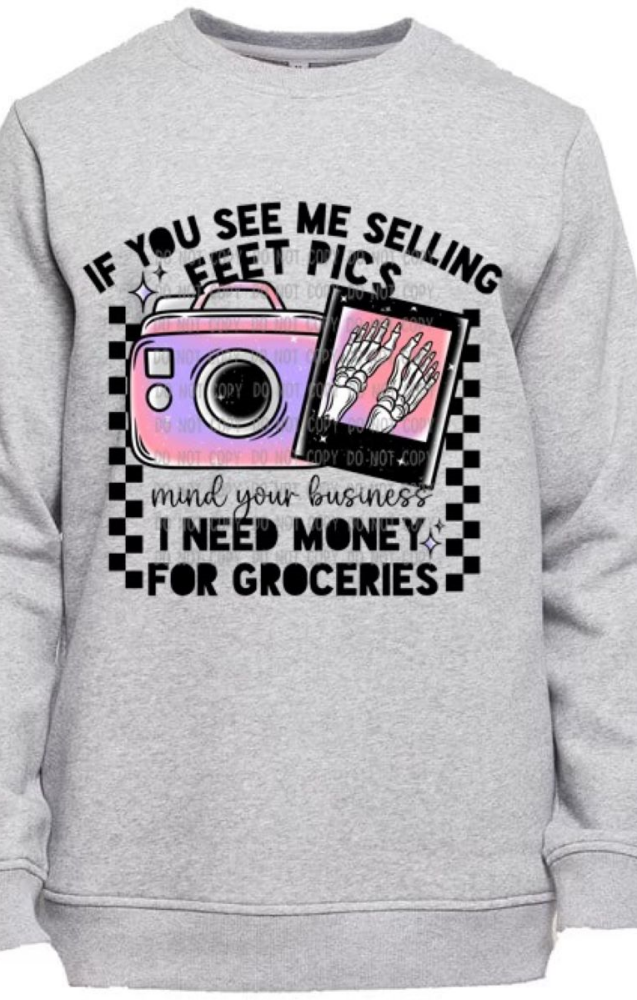 Feet Pics Hoodie