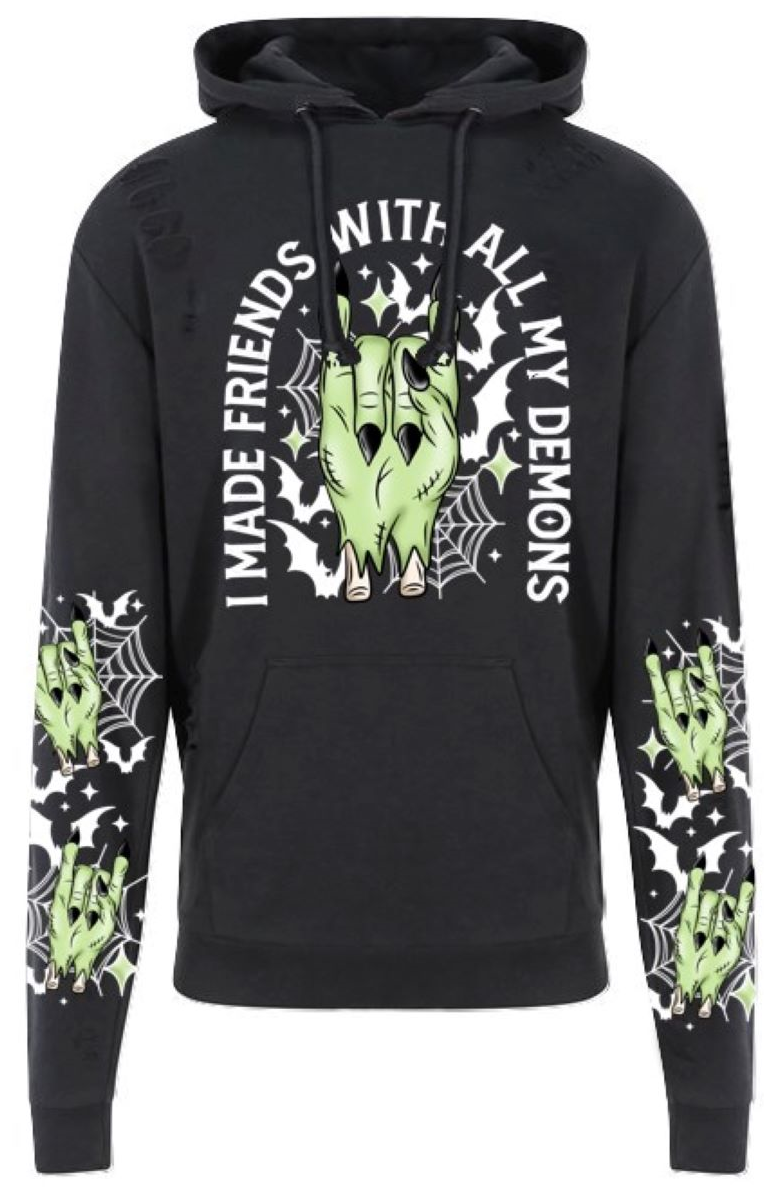 Friends With My Demons Hoodie