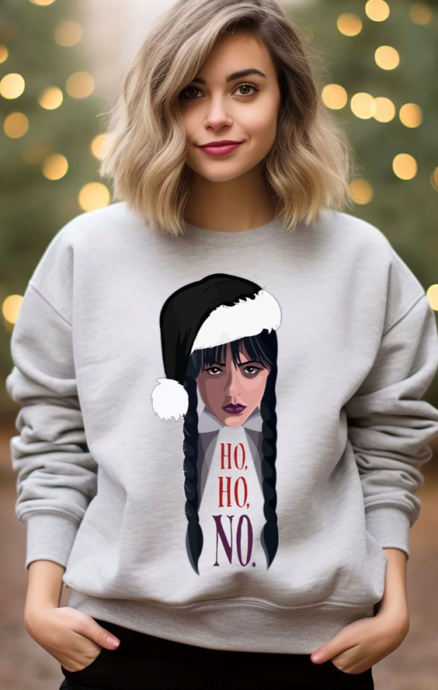 Ho Ho No Wednesday Hoodie (Christmas)