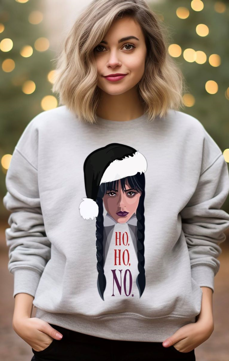 Ho Ho No Wednesday Hoodie (Christmas)