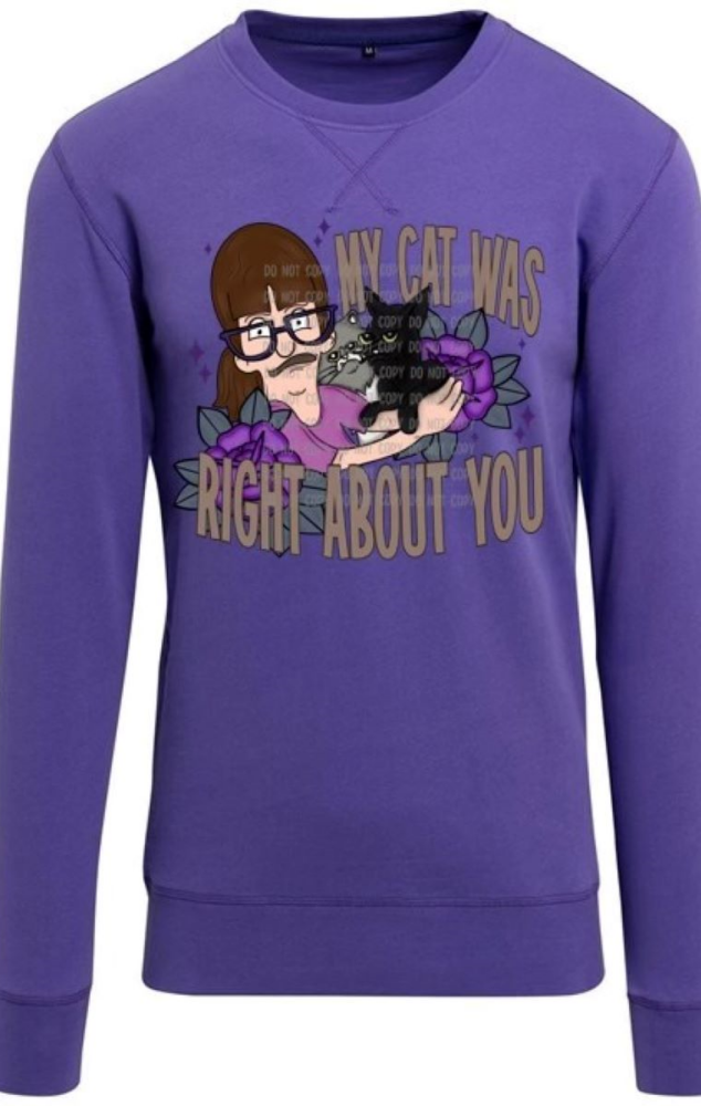 My Cat Was Right About You Hoodie