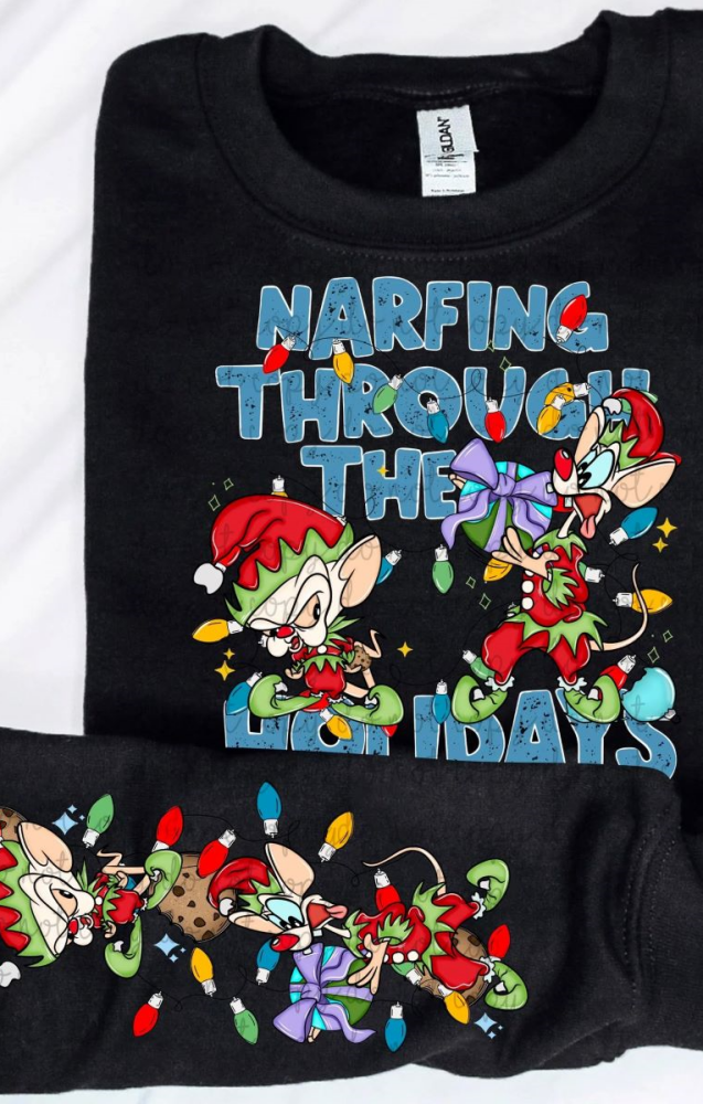 Narfing Through The Holidays Hoodie (Christmas)