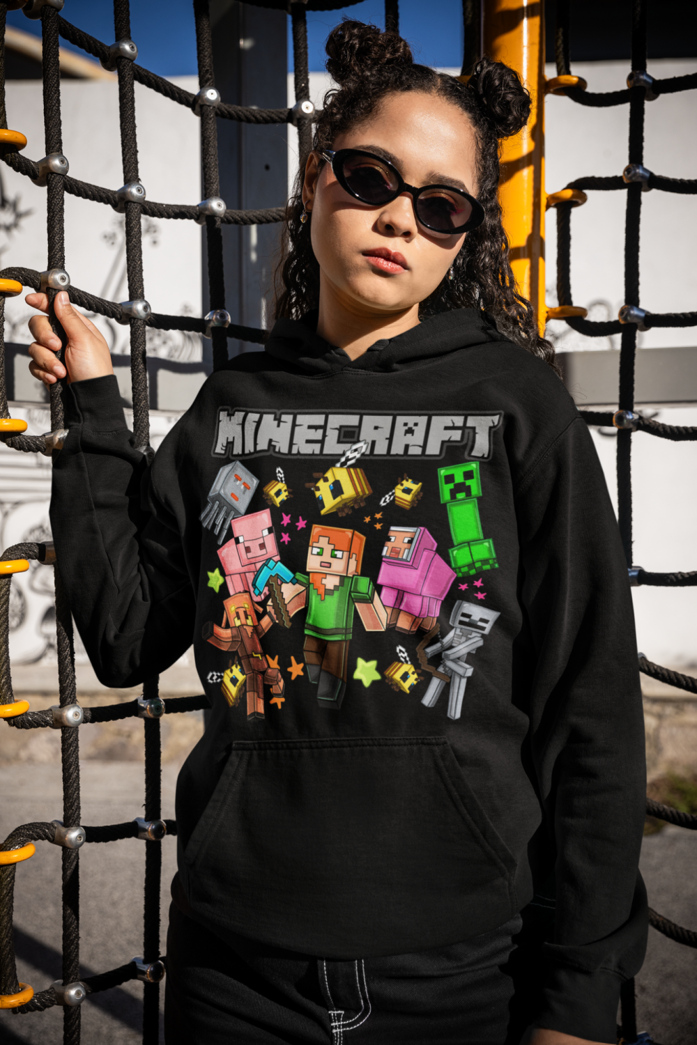 Single Print Alex Minecraft Hoodie/Sweatshirt (Kids)