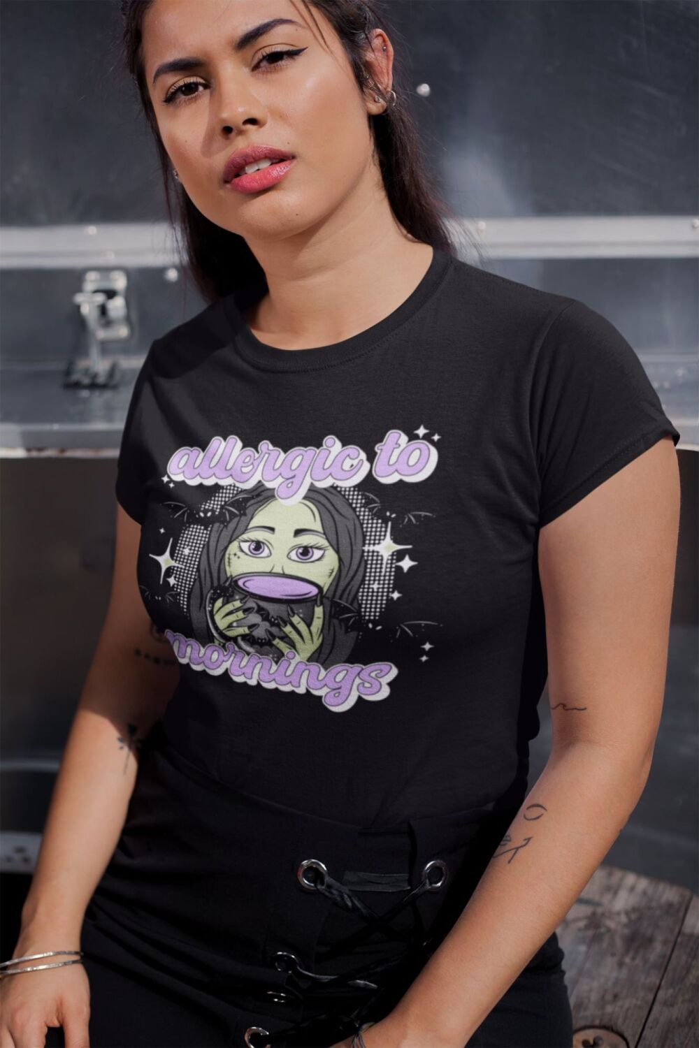 Allergic To Mornings T Shirt