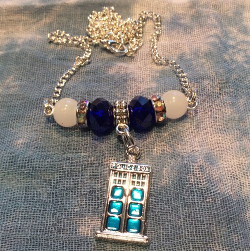 Dr Who Tardis Pendant Necklace