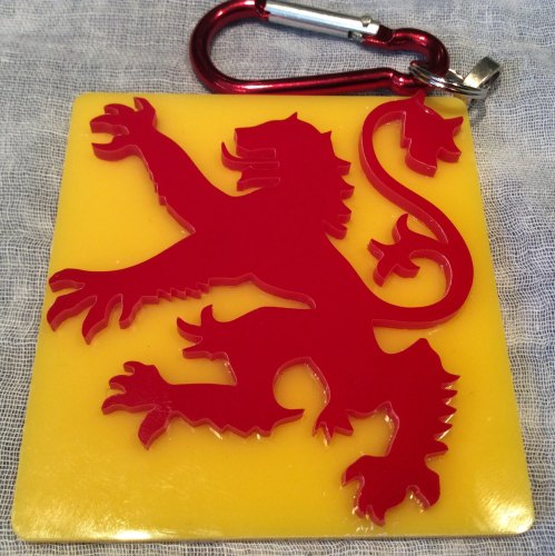 Lion Rampant of Scotland Bag Charm Fridge Magnet