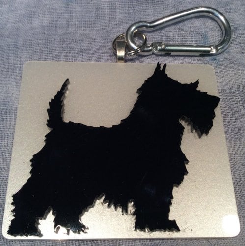 Scottie Dog Bag Charm Fridge Magnet
