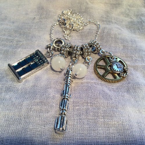 Dr Who Necklace Tardis Sonic Screwdriver