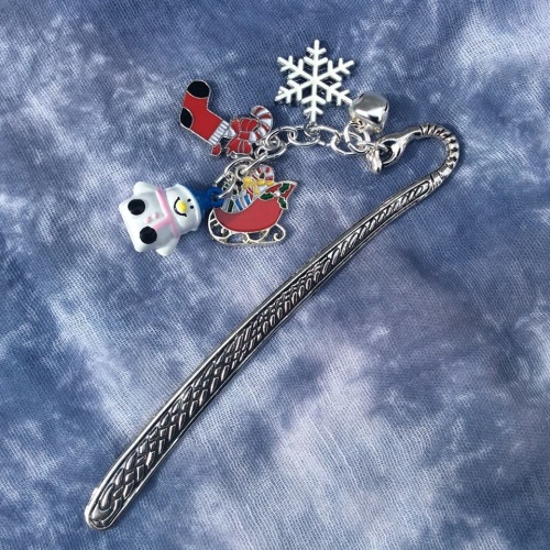 Snowman Bookmark Christmas Charms
