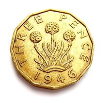 Threepence Cufflinks 1946 Coins