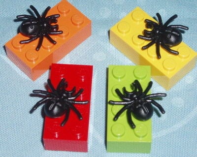 Lego Spider Pendant 4x2 Lego Brick Geek Emo Retro