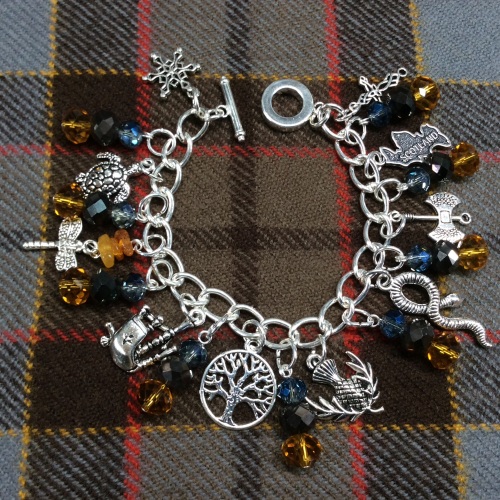 Outlander Inspired Charm Bracelet Handmade
