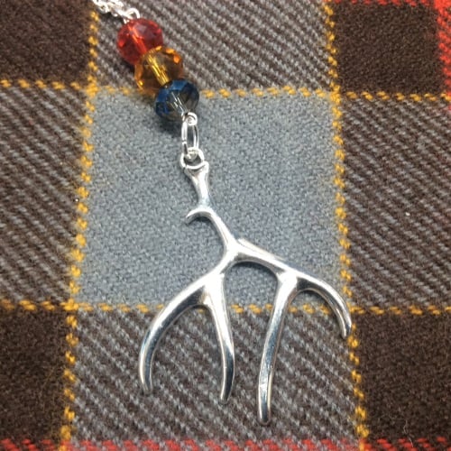 Outlander Inspired Stag Antler Pendant