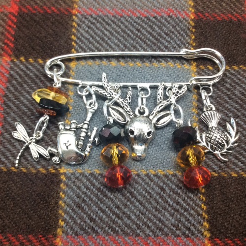 Outlander Inspired Stag Kilt Pin