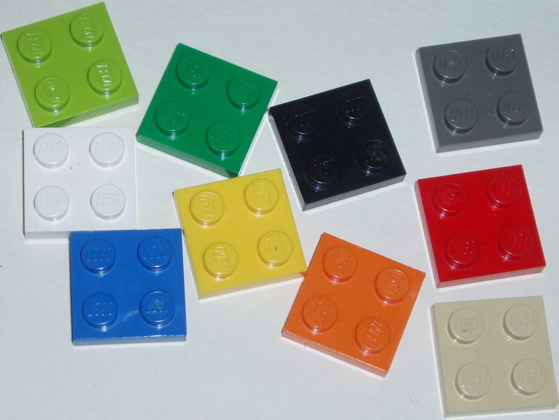 Lego plate colours Lego plate colours