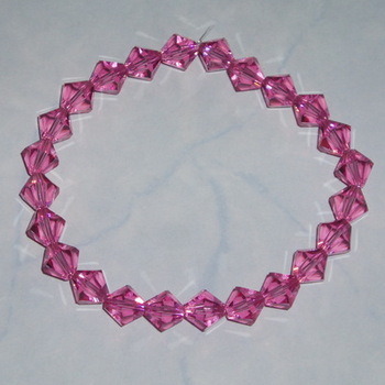 Swarovski Crystal Bracelet Bicone Beads Stretch