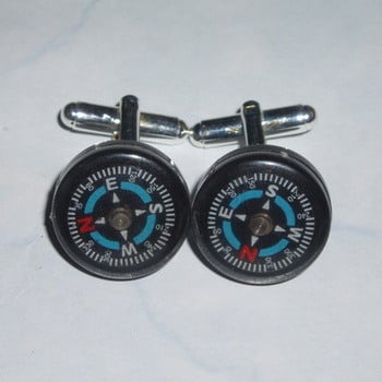 Compass Cufflinks Real Working Services Scouts