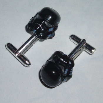 Lego Shadow Trooper Cufflinks Star Wars Black Helmets Clone Geek