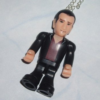 Doctor Who Figure Pendant 9th Chris Eccleston Sonic Screwdriver