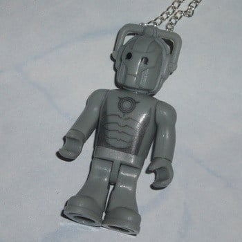 Dr Who Figure Pendant Cyberman Geek EMO Retro