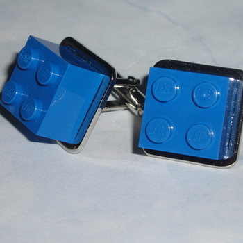 Lego Cufflinks 2x2 Lego Bricks Retro Swarovski