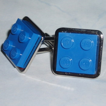 Lego Cufflinks 2x2 Plate Office Weddings Groom Swarovski