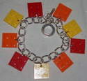 Lego Charm Bracelet 2x2 Plates Fun Funky