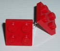 Lego Earrings 2x2 Plate Studs Sterling Geek Retro Swarovski