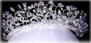 Tiara Snowqueen Swarovski Crystal Crowning Glory Bride Wedding