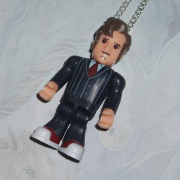 Doctor Who Figure Pendant 10th David Tennant Sonic Rare