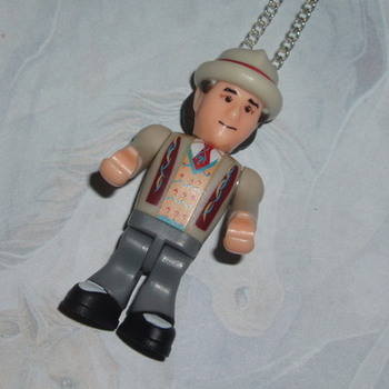 Doctor Who Figure Pendant 7th Sylvester McCoy Umbrella