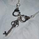 50 Shades of Grey Handcuffs Necklace Charm  