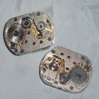Steampunk Cufflinks Vintage Watch Movements Wedding Groom