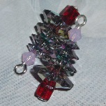 swarovski christmas tree earrings vitrail light swarovski christmas tree earrings vitrail light
