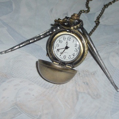 Golden Snitch Ball Watch Steampunk Style Harry Potter Wings