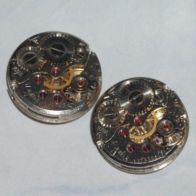Steampunk Cufflinks Vintage Round Watch Movements Anniversary