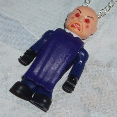 Dr Who Figure Pendant Smiler Angry Face