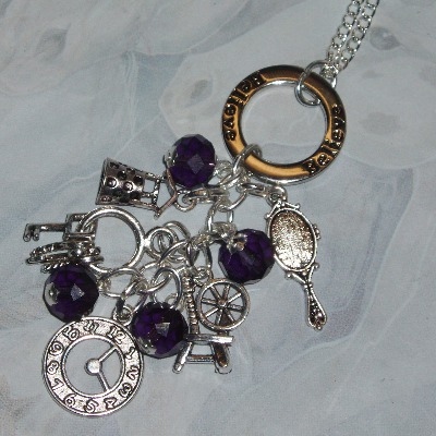 Once Upon A Time Charm Pendant Necklace Evil Handmade