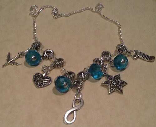 Fault In Our Stars Inspired Charm Necklace Handmade