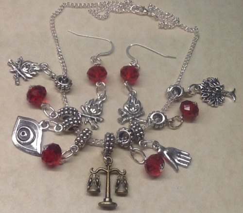 Divergent Inspired Charm Necklace Handmade