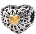 Stirling Heart of Scotland Silver Bead