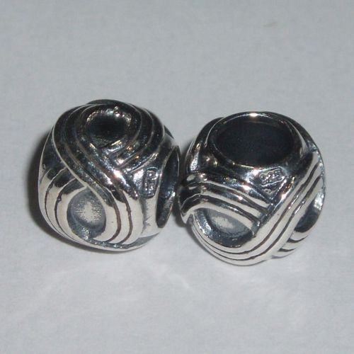 Fair Isle Silver Bead