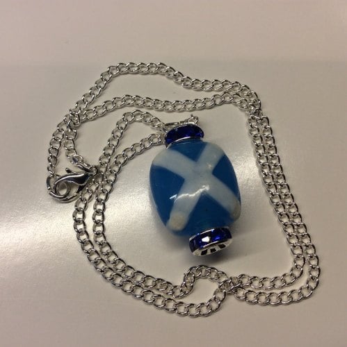 Saltire Pendant Burns St Andrews Scottish Ceilidh
