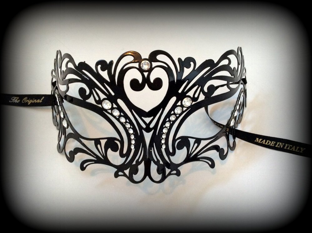 Tattoo Strass Filigree Masquerade Mask