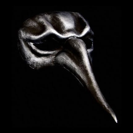 Naso Scaramouche Masquerade Mask - Iron