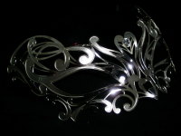Ninfa Filigree Mask - Silver