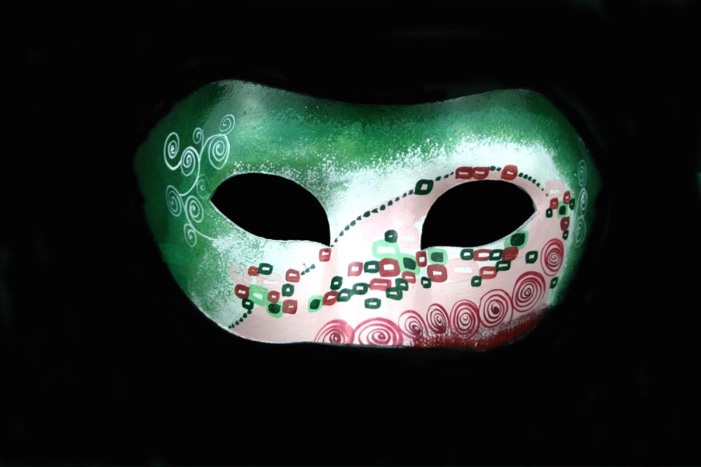 Commedia Campanile Masquerade Mask