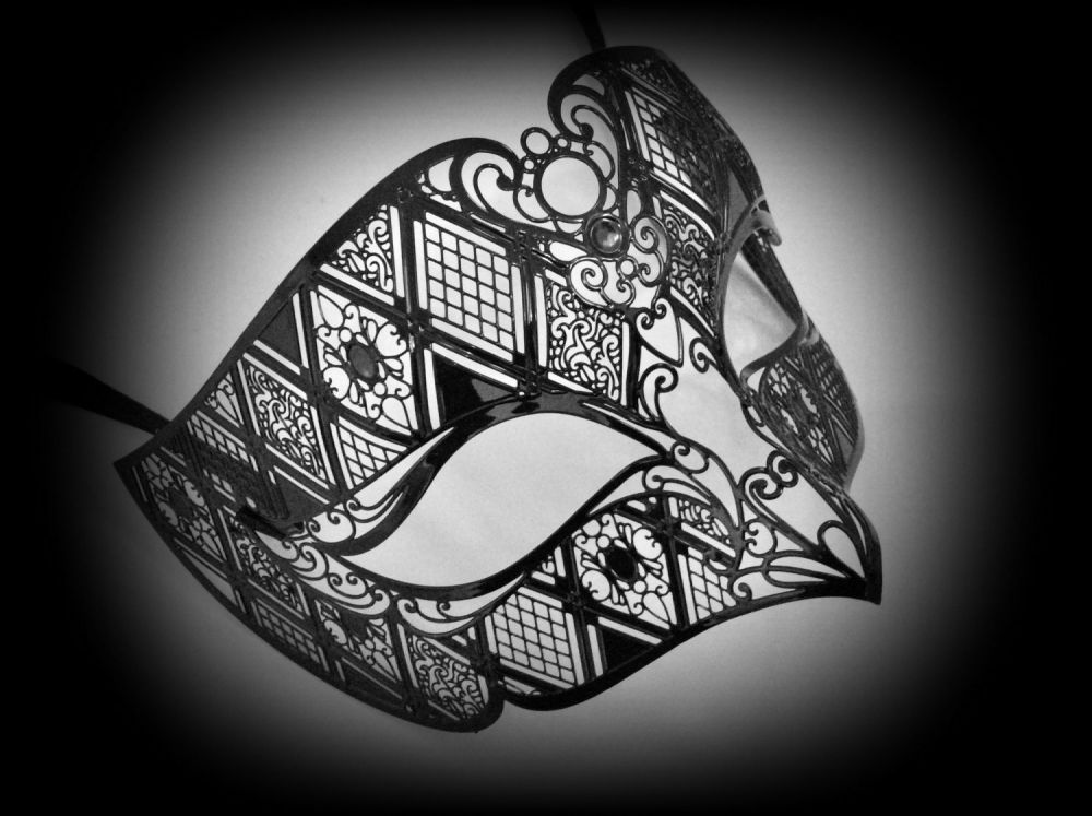 Fantasia Filigree Venetian Mask - Designer